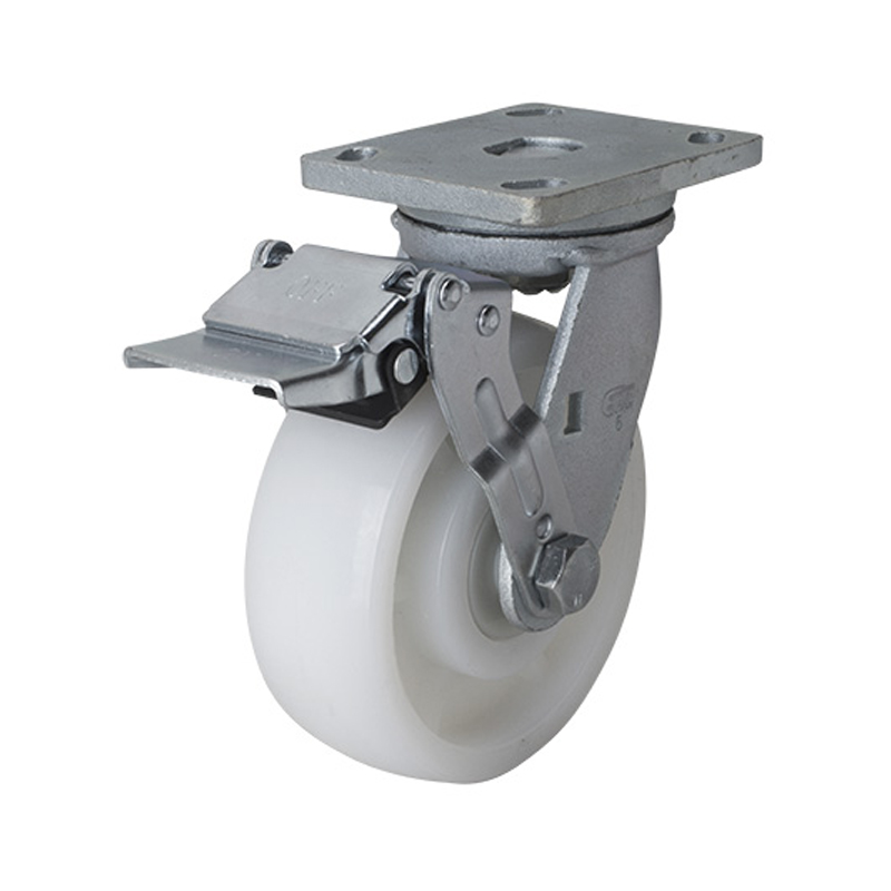 EDL Heavy 6" 850kg Plate Iron Wheel Brake TPA Caster 78126E-786-26/E