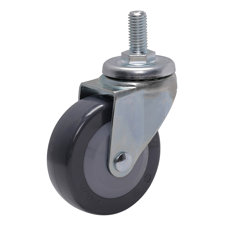 EDL Light 3'' 70kg Threaded Swivel PU Caster 33133-333-74