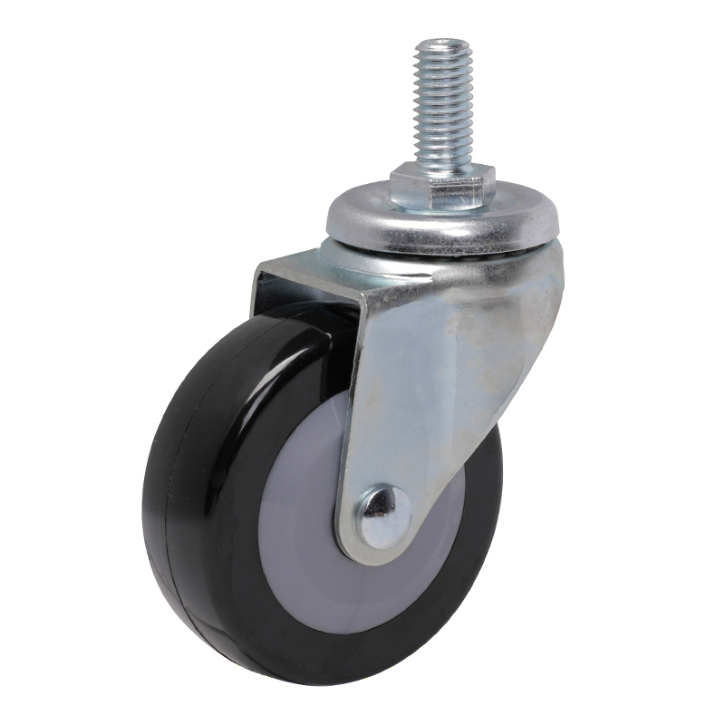 EDL Light 3'' 60kg Threaded Swivel PU Caster 33133-333-64