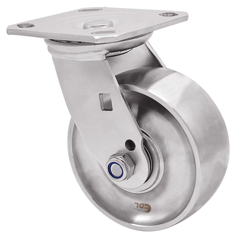 EDL Full-Stainless Steel Heavy 6'' 450kg Plate Swivel SS Caster S71716-S716-S6