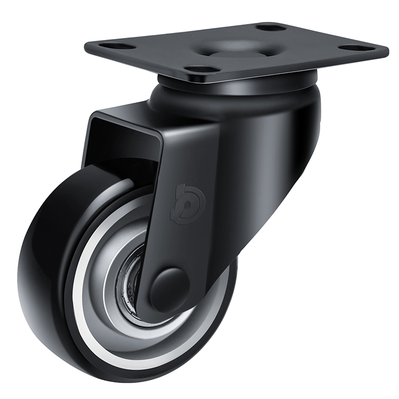 JARABO High-powered Light 2.5" 65kg Plate Swivel TPU Caster  J375125-A3725-86A