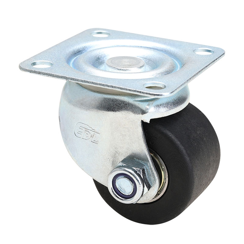 EDL Low Gravity 2" 250kg Plate Swivel PA Machine Caster M41112-M412-16