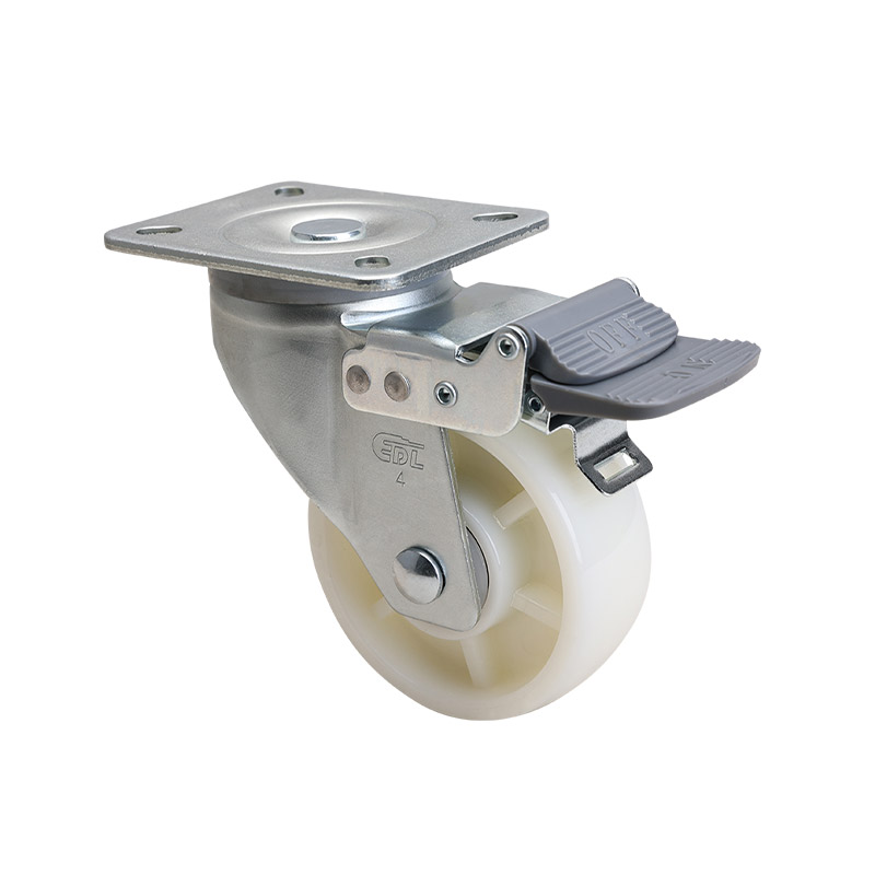 EDL Medium 4" 250kg Plate Brake TPA Caster 66124H-674-26