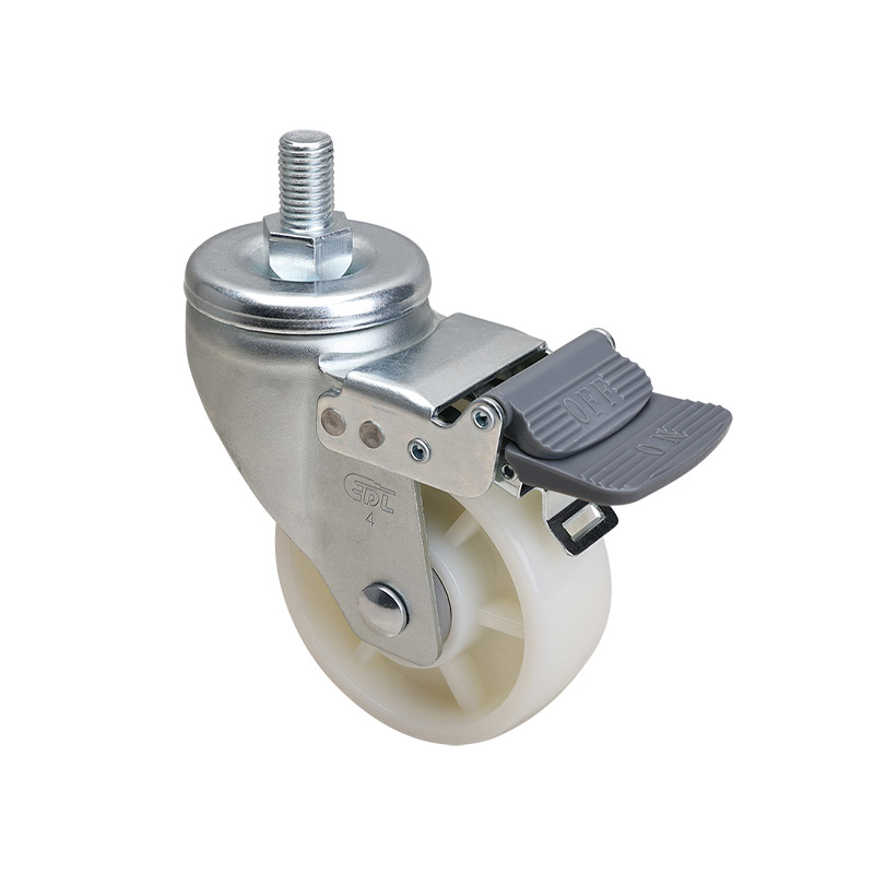 EDL Medium 4" 250kg Threaded Brake TPA Caster 66144H-674-26