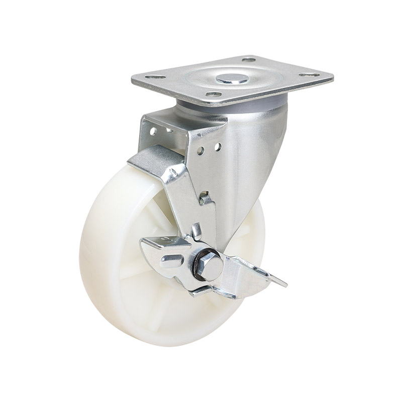 EDL Medium 5" 250kg Plate Side Wheel Brake TPA Caster 66125C-675-26/C