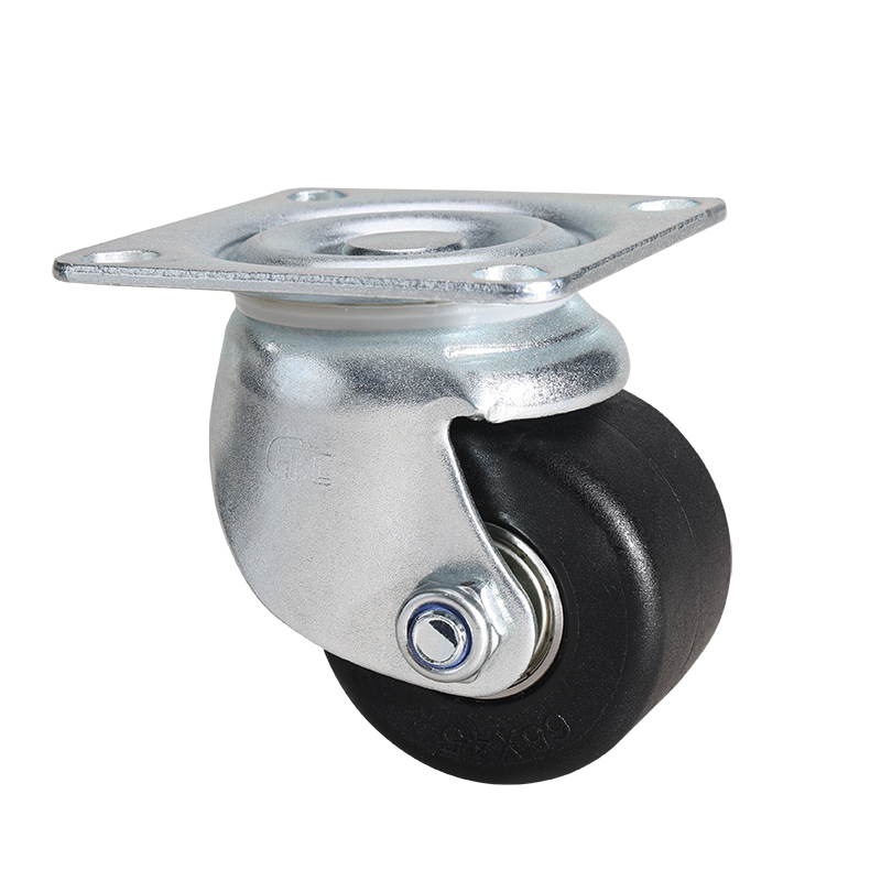 EDL Low Gravity 2.5" 650kg Plate Swivel PA Machine Caster M451125-M4525-16