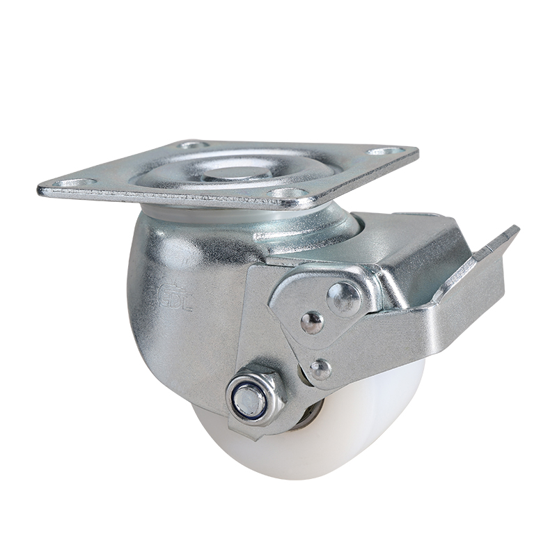 EDL Low Gravity 2.5" 650kg Plate Brake MC Machine Caster M451225E-M4525-26