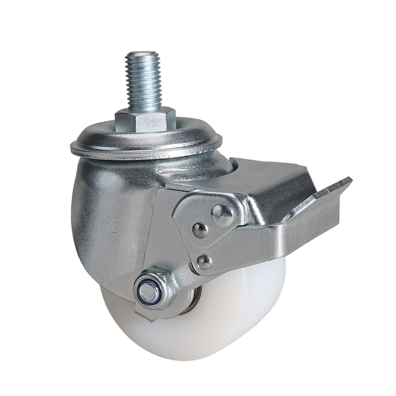 EDL Low Gravity 3" 700kg Threaded Brake MC Machine Caster M45143E-M453-26