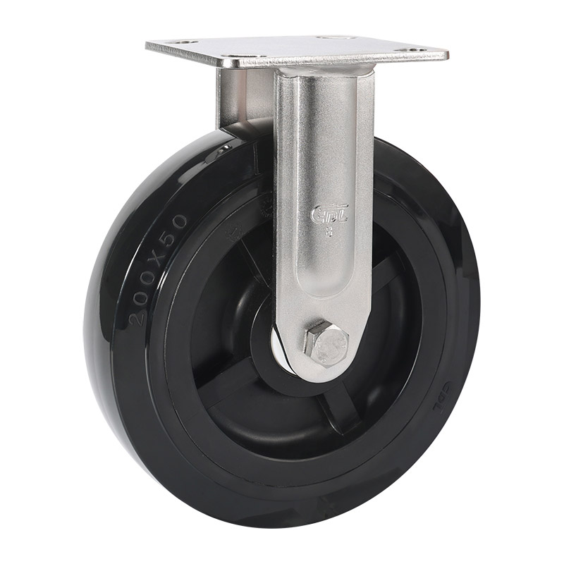 EDL Stainless Steel Heavy 8'' 420kg Rigid PU Caster S75708-S758-65